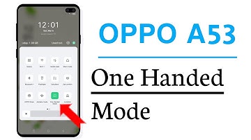 OPPO A53 One Handed Mode