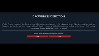 Drowsiness Detection using Facial Landmarks