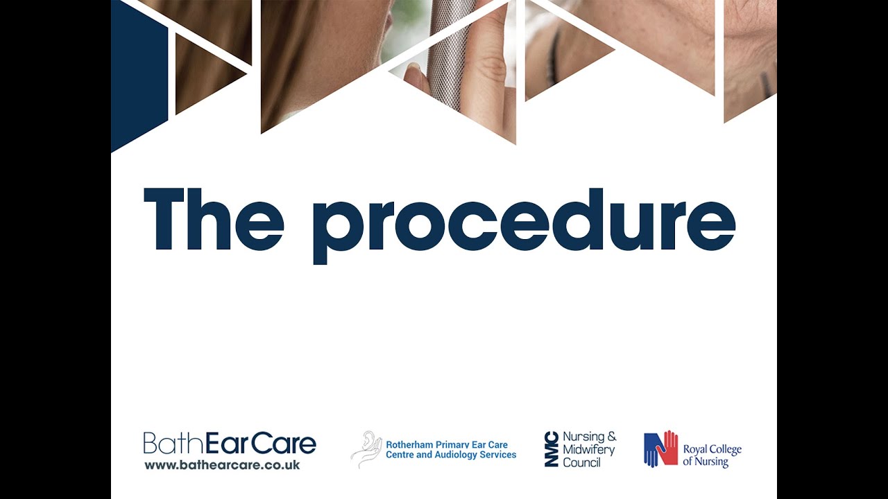 The procedure of ear wax removal by microsuction. Bath Ear Care - YouTube