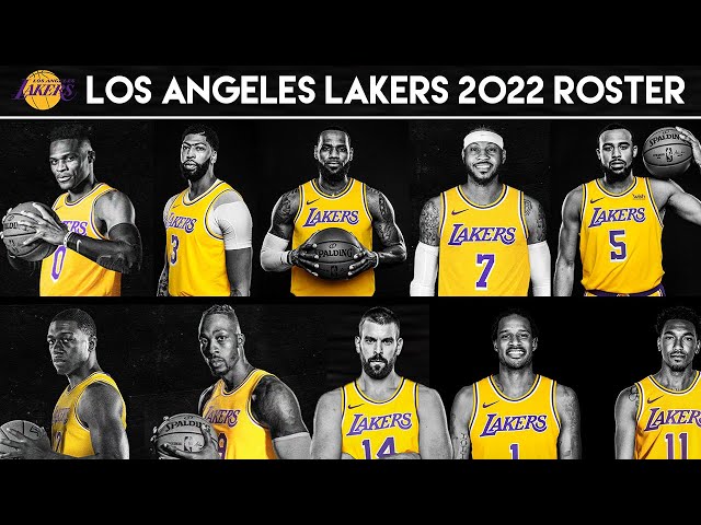 Los Angeles Lakers NEW STARTING LINEUP For 2022 Full Roster