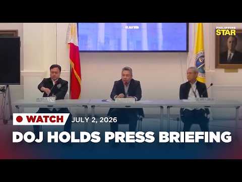 WATCH: DOJ holds press conference (July 2, 2026)