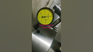 Ase Hoti Hai Spindle ki Runout check CNC per #viralvideo #technology #trending #shorts #via #cnc