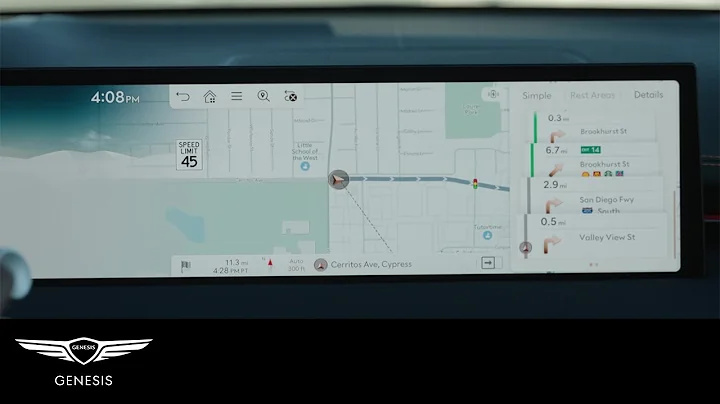 How to Use Navigation – Map View | Genesis GV70 | How-To | Genesis