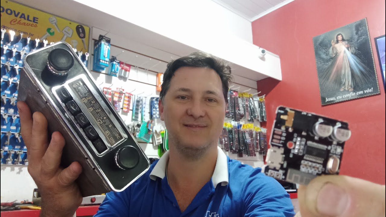 Link abaixo 👇-INSTALANDO BLUETOOTH NO SOM DE CARRO ANTIGO - Blaupunkt 1