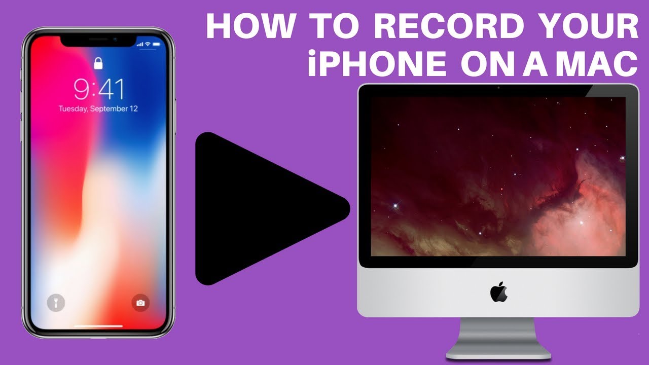 How to record your iPhone screen on an Apple computer - YouTube