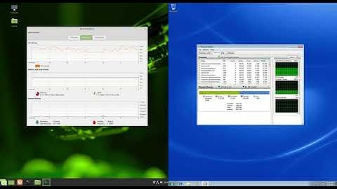 Linux Mint 19.1 vs Windows 7 - RAM USAGE
