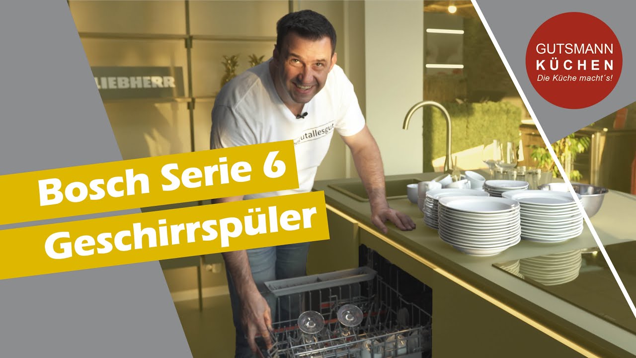 Bosch Spülmaschine Machine Care Programm Bosch SERIE 6 GESCHIRRSPÜLER - Was kann die neue Spülmaschine von Bosch