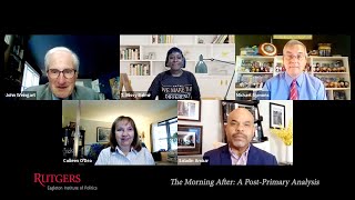 2022 Primary Election "Morning After" Discussion at the Eagleton Institute