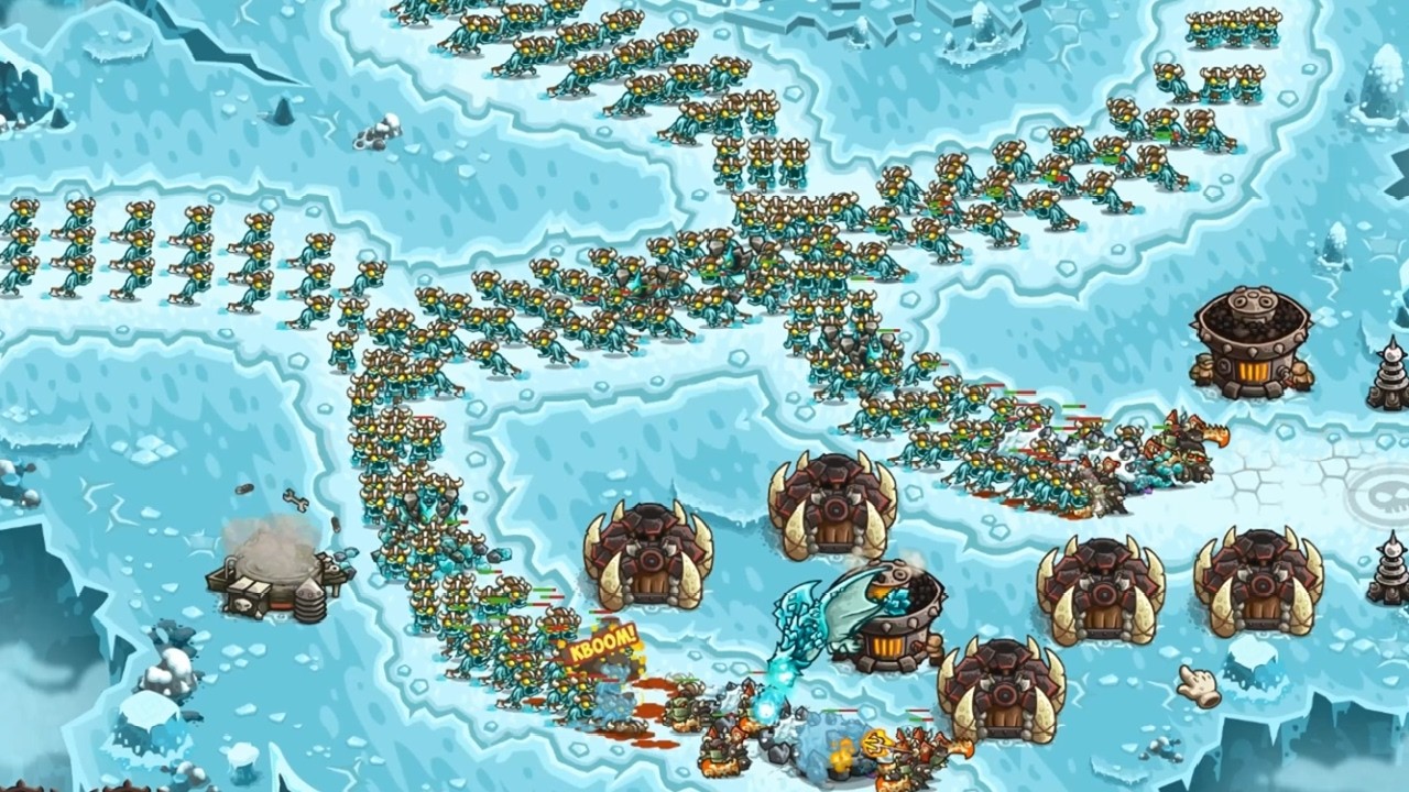 Kingdom Rush ReVengeance - Frozen Throne Iron (Impossible)