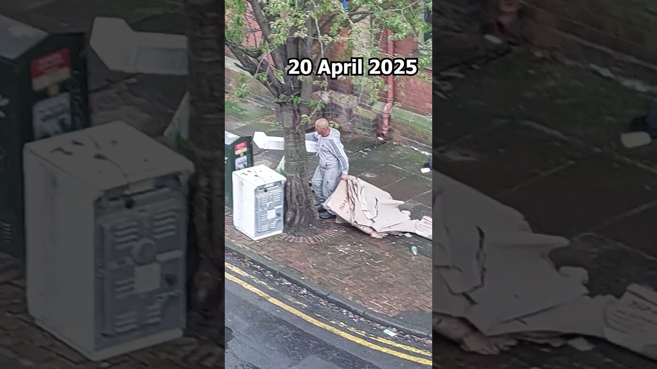 Fly-tipping on Alcombe Road in Northampton - can you help us identify these people?
