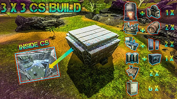 Ark Mobile | 3X3 CS / Base Build | Vault Drop Cs