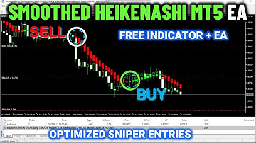 FREE Smoothed HeikenAshi MT5 Indicator EA - You NEVER Saw This. In MQL5/MT5 - PART 239 #forextrading