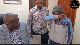 AMAZING: Watch MP Samuel Arama helping hustlers inside his office, end up crying thanking him