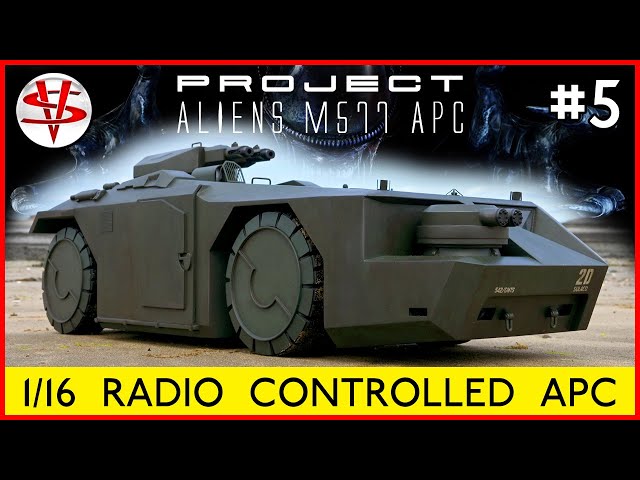 PROJECT ALIENS APC PART 5 '1/16 RADIO CONTROLLED APC' - YouTube