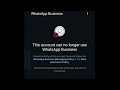 Fix: This Account Can No Longer Use WhatsApp Business – Step-by-Step Guide (2025) in Bangla