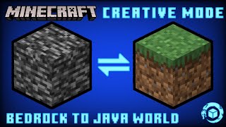 Converting my Minecraft Bedrock World to Java