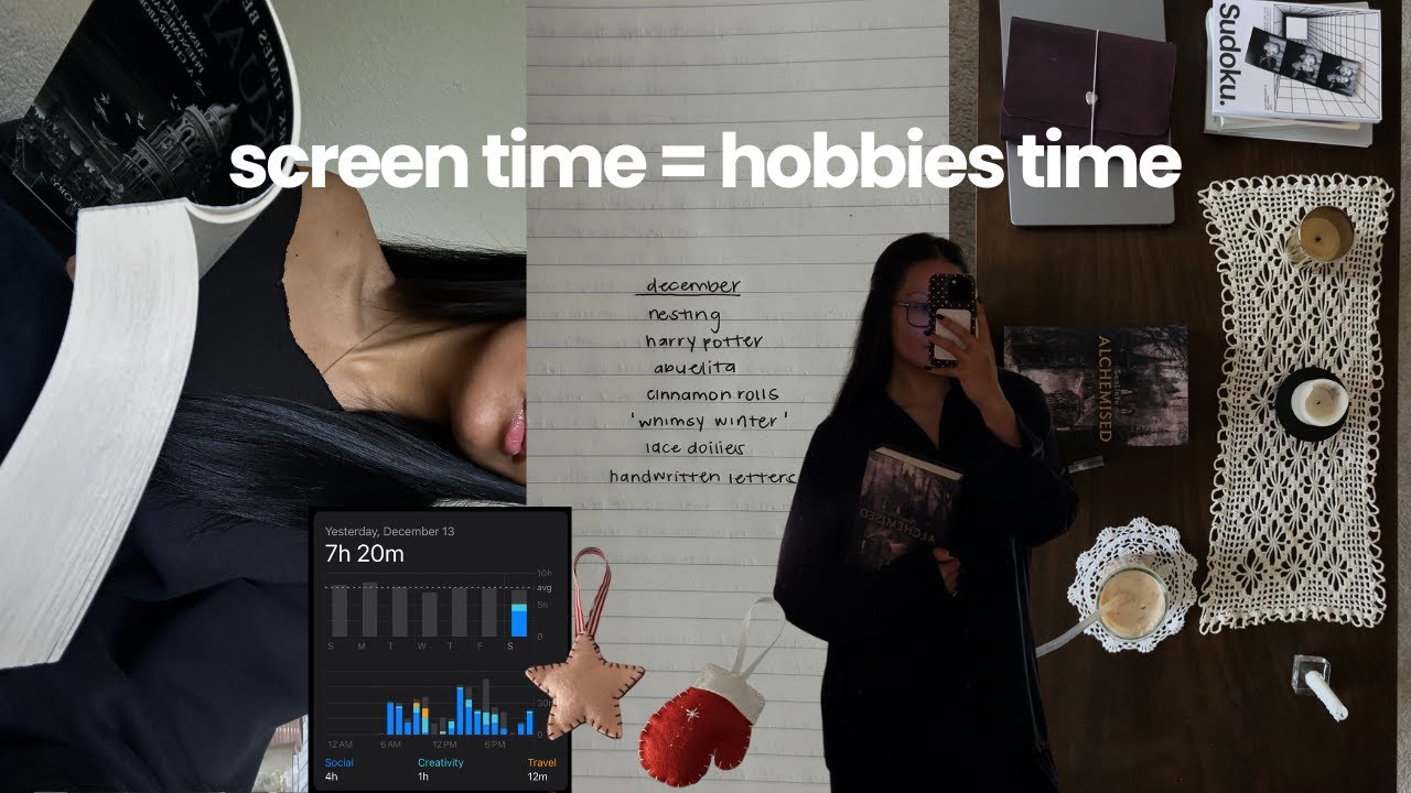 replacing my screen time with hobbies