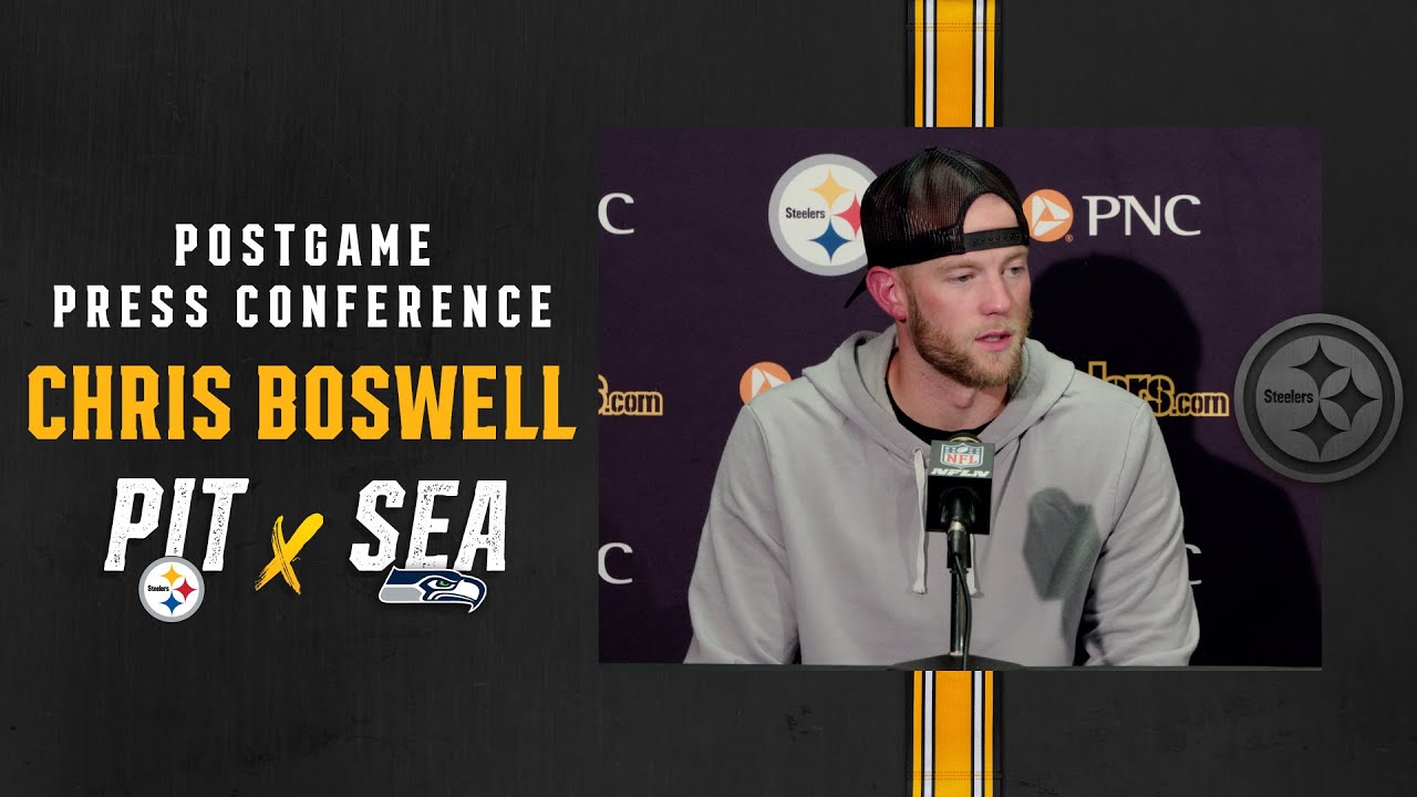 Postgame Press Conference (Week 6 vs Seattle Seahawks): Chris Boswell | Pittsburgh Steelers