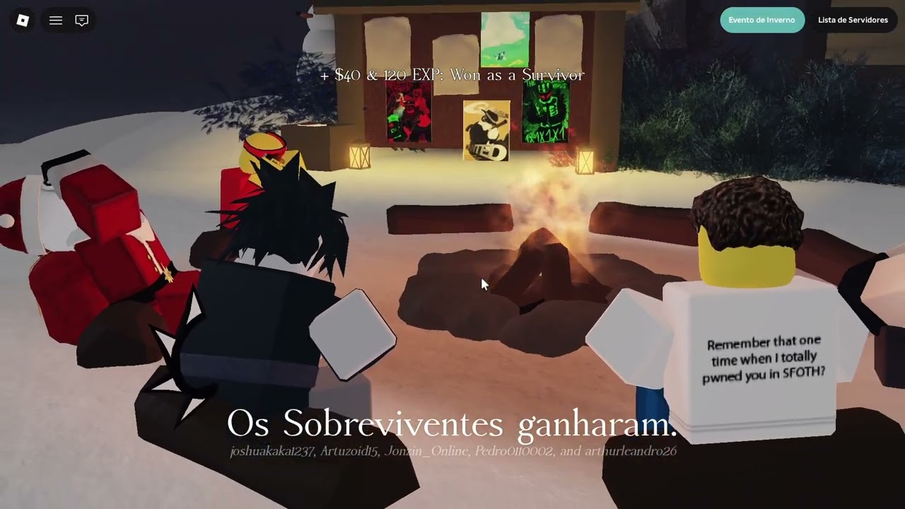 jogando forsake- Roblox