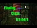Finding class trainers (Necro, Warrior, etc) in Qeynos Aqueducts