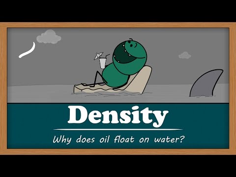 Video: Är olja mindre tät än vatten?