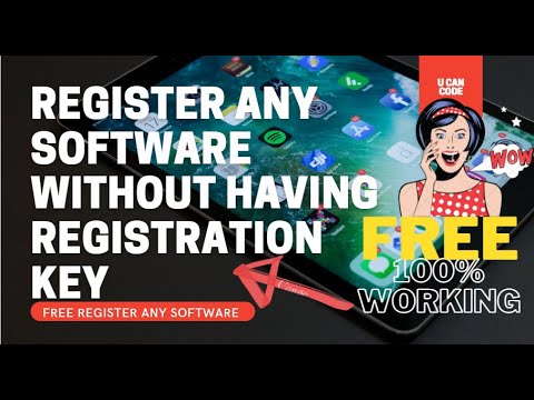 Register any software without having any registration key | 100% working and real |