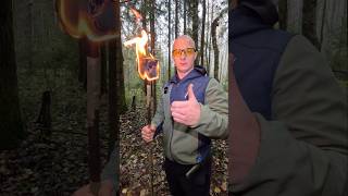 Как сделать факел? #bushcraft #lifehacks #camping #outdoors #survival #туризм