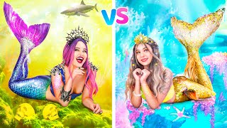 We Became MERMAIDs! | Good Mermaid vs Bad Mermaid at School by FUN2U