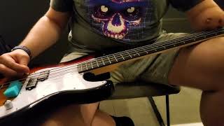 One handed bass - The Cranberries - Zombie (Cover)