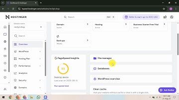 How To Manage Hostinger File Manager