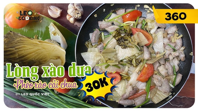 Giá Trị Dinh Dưỡng Của Món Lòng Xào Dưa