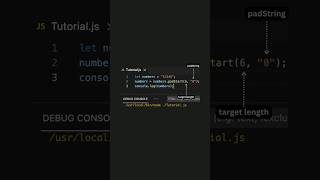 How to use padStart() in JavaScript!