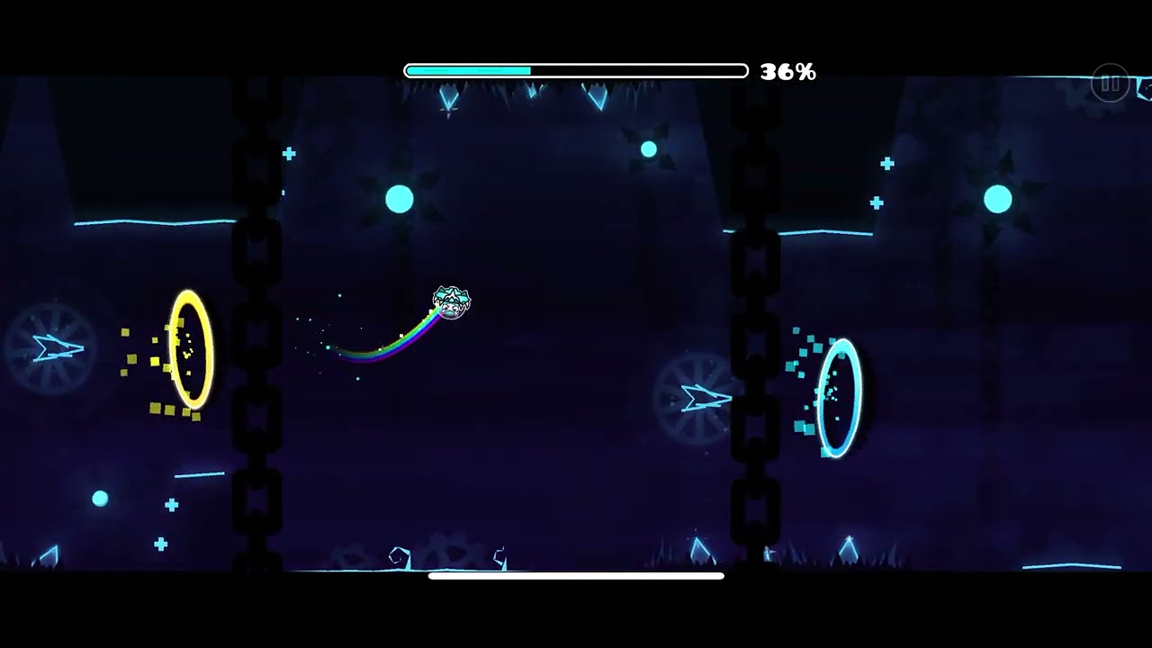 Gd Blue Deep Blue (100%) geometry dash - YouTube