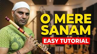 O Mere Snam O Mere Sanam  | Sangam | Lata Mukesh |Beginners Bansuri Tutorial 