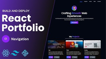 Build And Deploy a Portfolio Website with React and TailwindCSS - Part 1