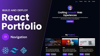 Build And Deploy a Portfolio Website with React and TailwindCSS - Part 1