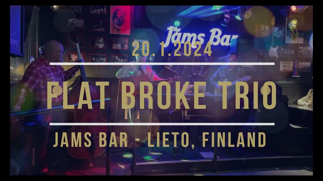 Flat Broke Trio, Lieto, Finland 2024-1-20