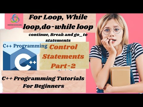 For,While and do-while loops in C++ || Loops in C++ Programming || C++ Tutorials By INSPIRE EDUCARE