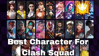 Best Character Combination For Clash Squad || Best Skills 💪 || Free Fire