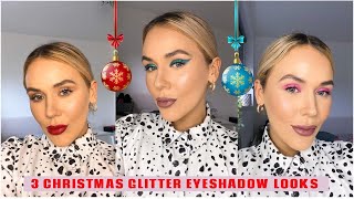 3 CHRISTMASY EYESHADOW LOOKS - Beauty Bay Liquid Crystal Eyeshadow