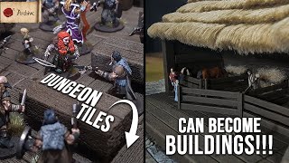 DIY Modular Stable and more for D&D -  Easy Custom Building System