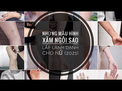 Hình Xăm Ngôi Sao lấp lánh dành cho các bạn Nữ.