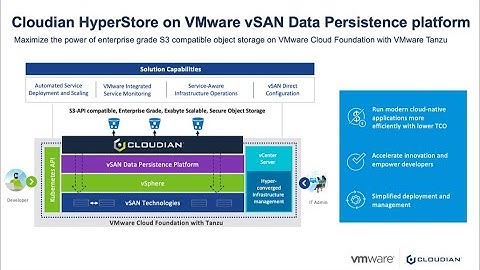VMUG WEBINAR: Cloudian Object Storage for VMware vSAN and VMware Cloud Foundation with Tanzu