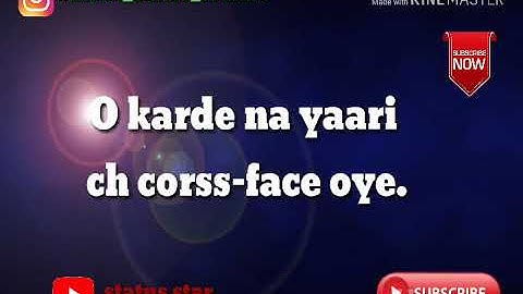 UNITY LYRICS – Karan Aujla & Bohemia Status |status star |