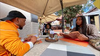 Black Americans try Madagascar Food Live in Antananarivo