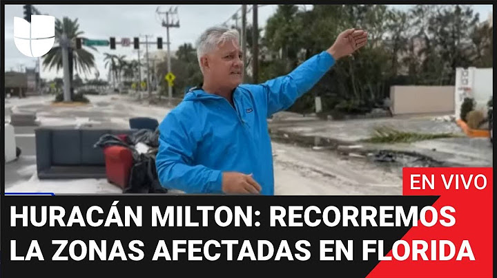 Huracán Milton: recorrido por la destrucción en Florida