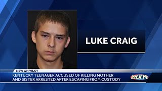 Kentucky teen accused of killing mother, sister in custody after escape from detention center