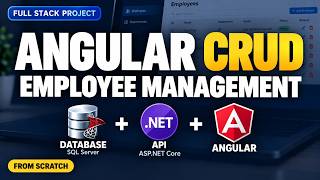 Angular CRUD with ASP.NET Core Web API & SQL Server | Full Stack App from Scratch
