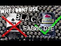 Why I don't use Black fabric dye on Denim (Ancient Crust Punk Secret)