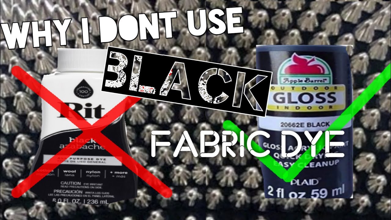 RIT ALL PURPOSE DYE: BLACK VS. JET BLACK - ARE THEY THE SAME ?!